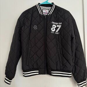 Limited Too Y2K Bomber Jacket Size XL (16-18 Kids)/ Fits Adult S
